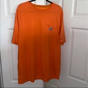 Men’s orange Carhartt T-shirt